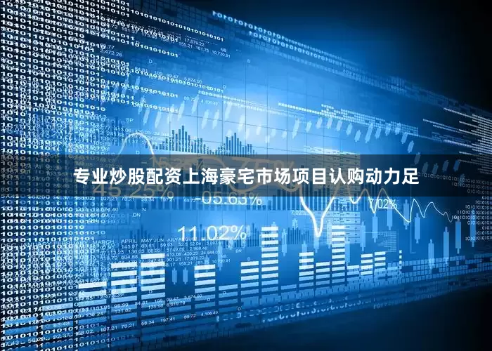 专业炒股配资上海豪宅市场项目认购动力足