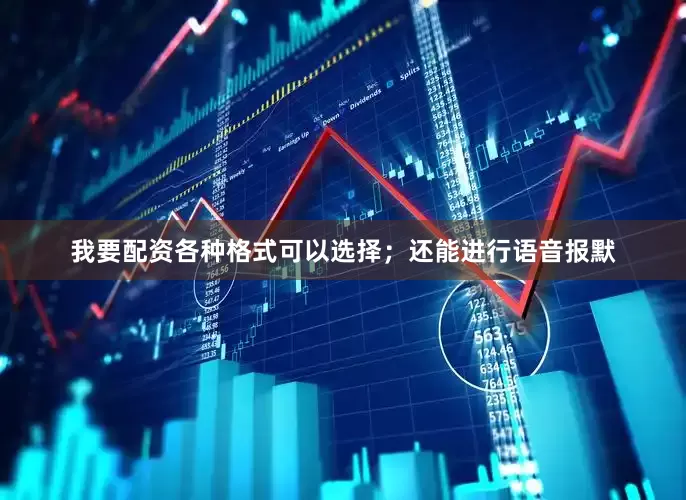 我要配资各种格式可以选择；还能进行语音报默