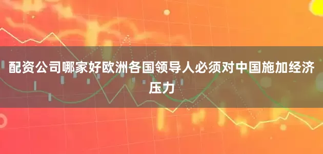 配资公司哪家好欧洲各国领导人必须对中国施加经济压力