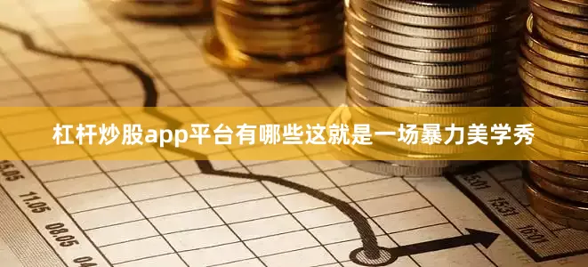 杠杆炒股app平台有哪些这就是一场暴力美学秀