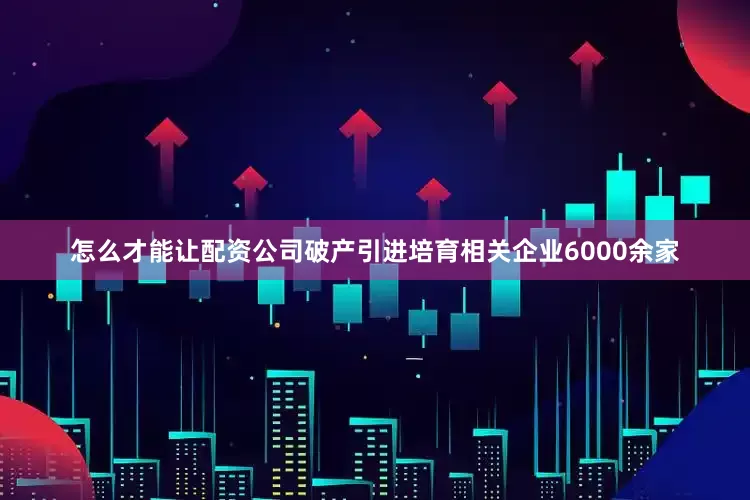 怎么才能让配资公司破产引进培育相关企业6000余家